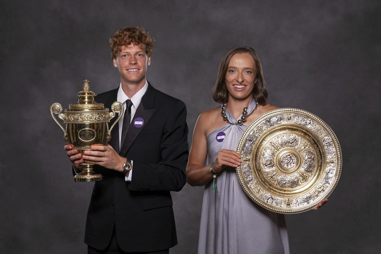 Jannik Sinner reveals story behind Wimbledon Champions' Ball dance with Iga Swiatek