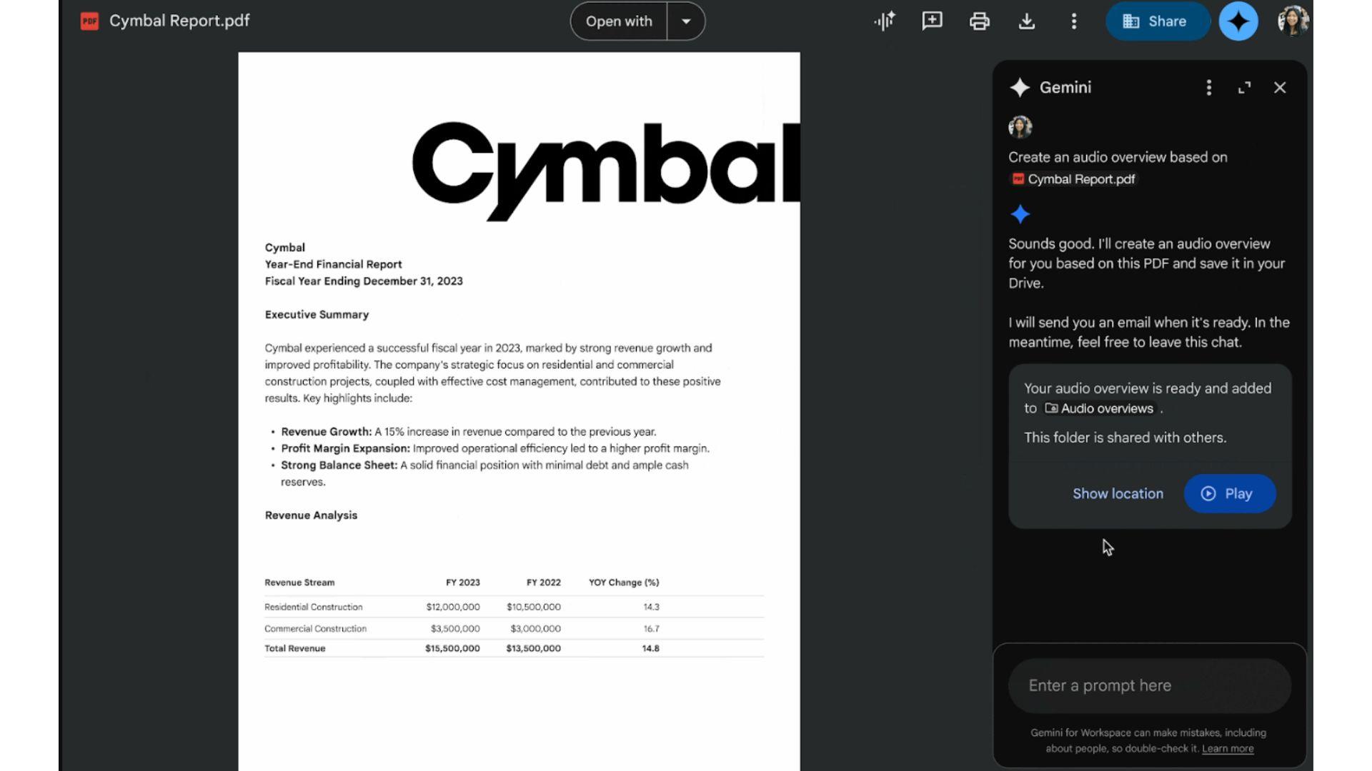 Google Drive ka Naya Jadoo: PDF Suno, Padhne Ki Zarurat Nahi