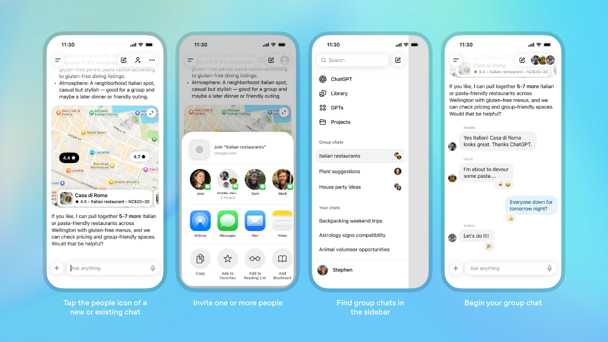 OpenAI Powers Up Group Chats in ChatGPT Showdown