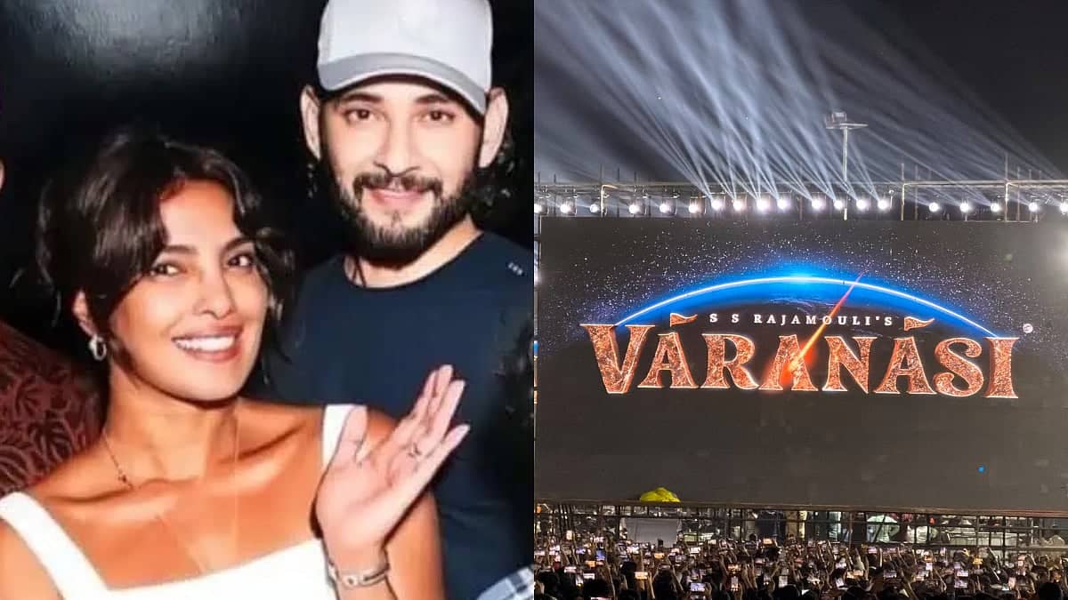Mahesh Babu and Priyanka Chopra Reveal Varanasi Title At Event