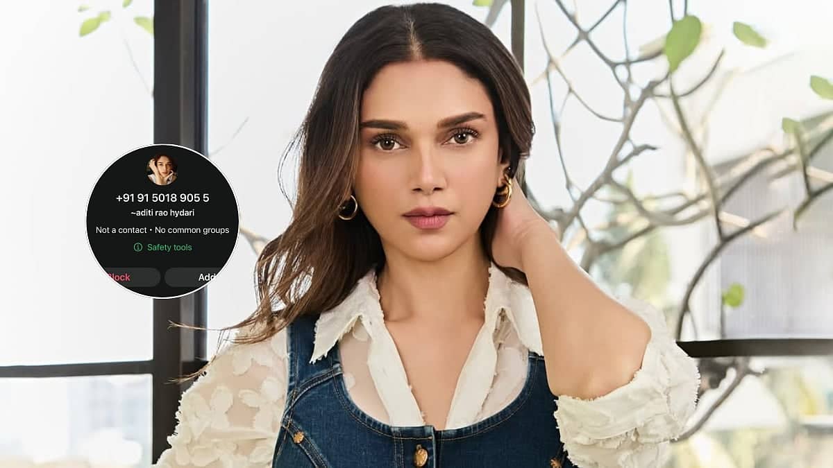Aditi Rao Hydari Sounds Alarm on WhatsApp Impersonator Alert!