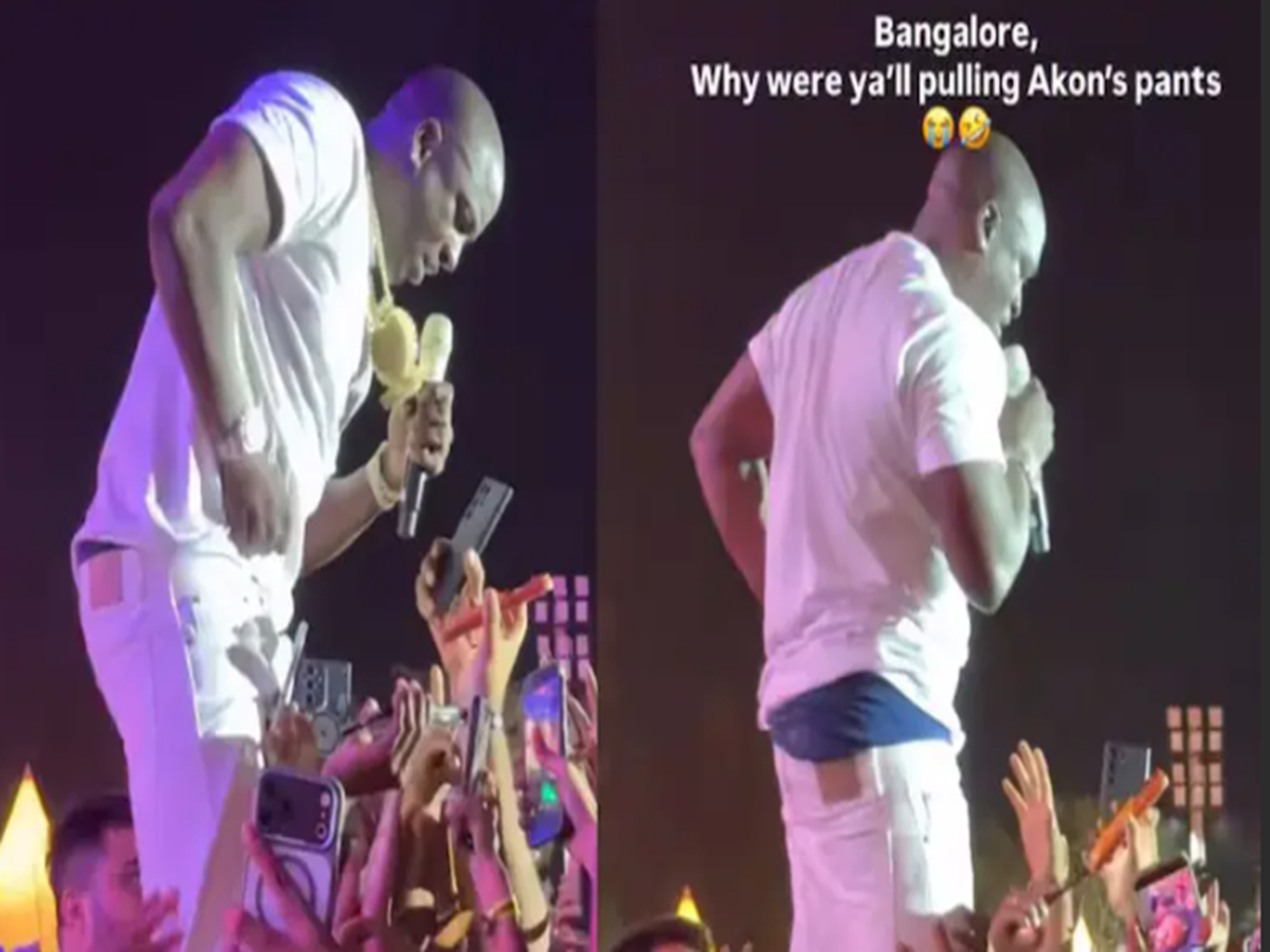 Akon ka Bengaluru concert: Fans ne pants ka jadoo chala diya