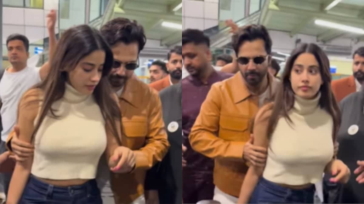 Janhvi and Varun Steal the Show at Udaipur Airport Drama