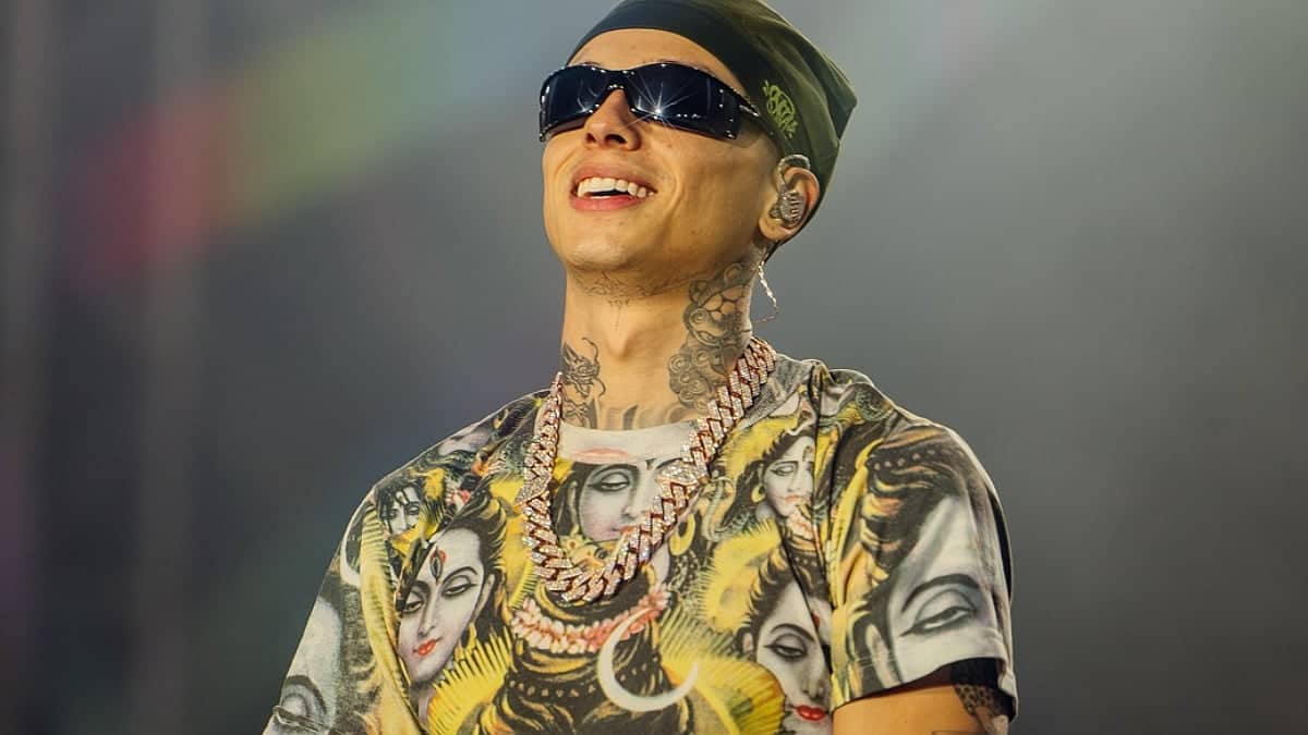 Central Cee Dazzles in Lord Shiva T-Shirt at Mumbai Show