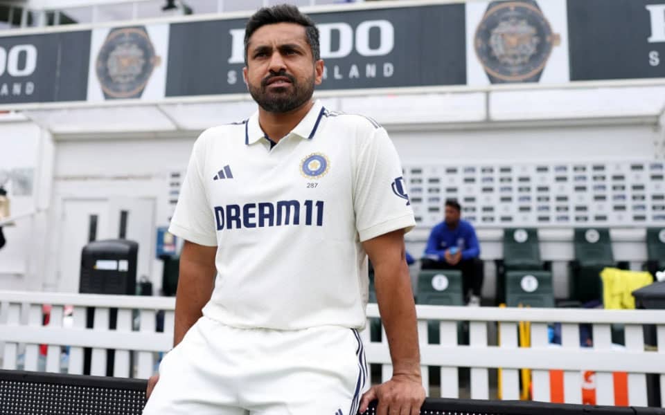 Karun Nair's tweet as India's batting order crumbles
