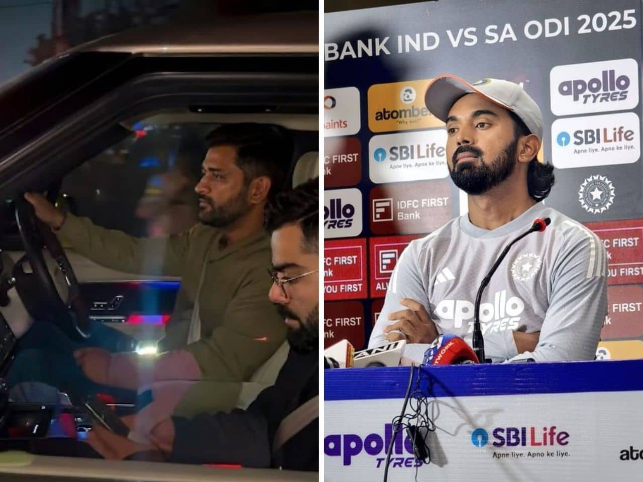 Rahul's fiery tribute to Dhoni after dinner at his home
