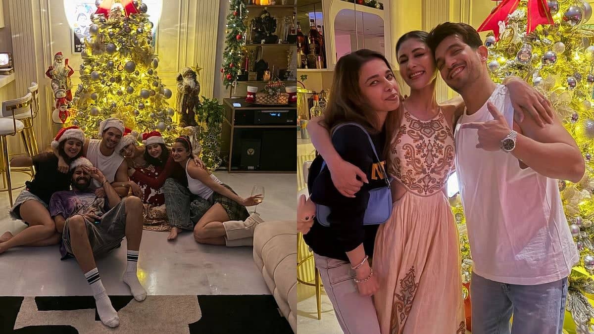 Arjun Bijlani & Mouni Roy Light Up Christmas Like Champions