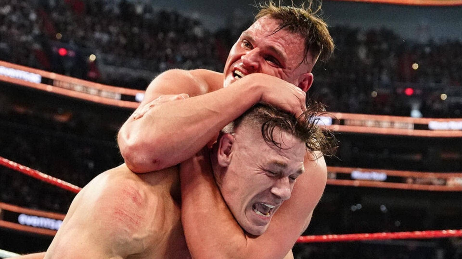 Gunther tears into Cena's final match like a raw chicken