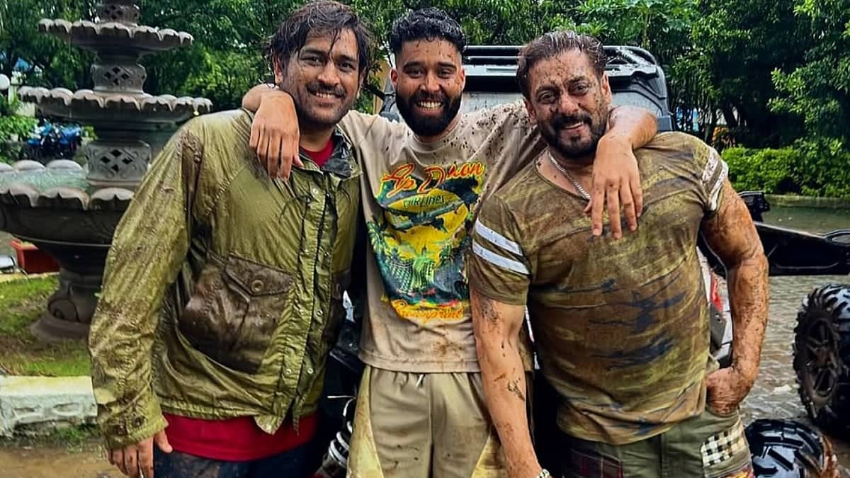 Salman Khan, MS Dhoni & AP Dhillon: Mud-Slinging Fun Time!