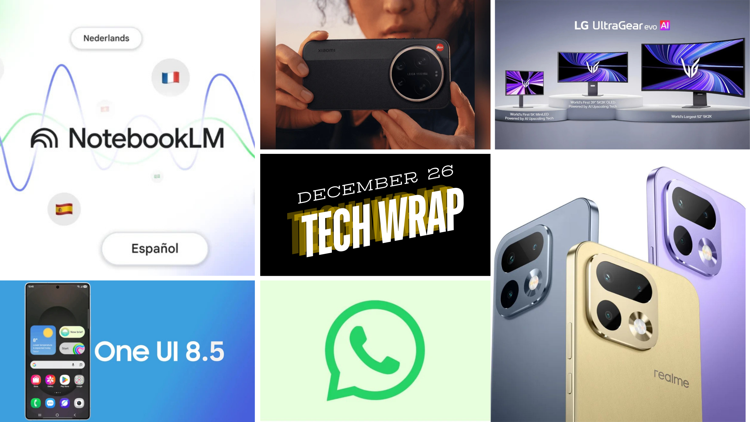 Tech Wrap: LG ke naye monitors aur WhatsApp ki dhamaka khabar