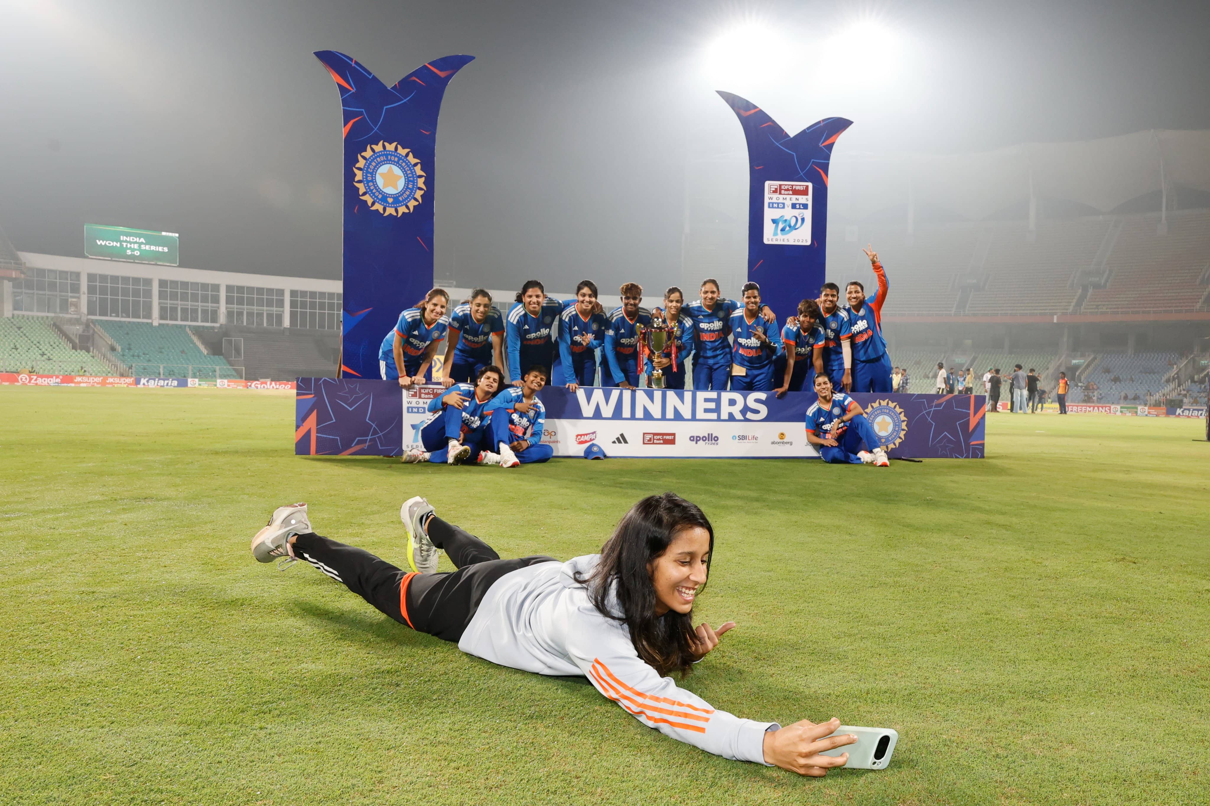 India Women Crush Sri Lanka, Complete 5-0 Series Sweep!