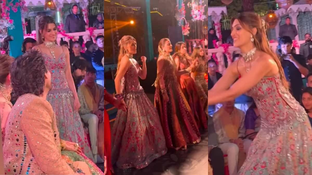 Kriti Sanon Dances Like a Champion at Nupur's Sangeet