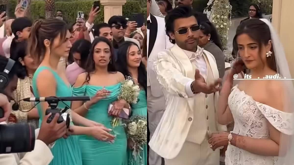 Kriti Sanon Dazzles as Bridesmaid at Nupur's Wedding Event