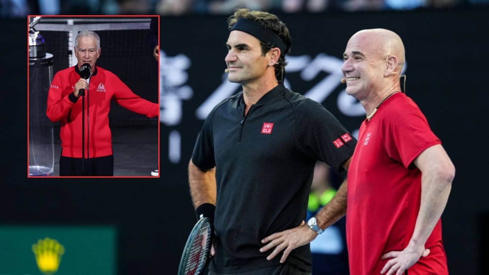 Agassi Steals McEnroe's Racket, Wins at Australian Open