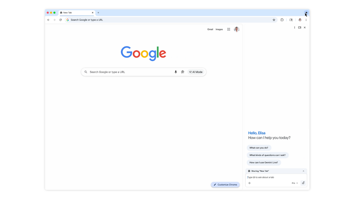 Google's Gemini Update: Smooth Side Panel and Nano Banana