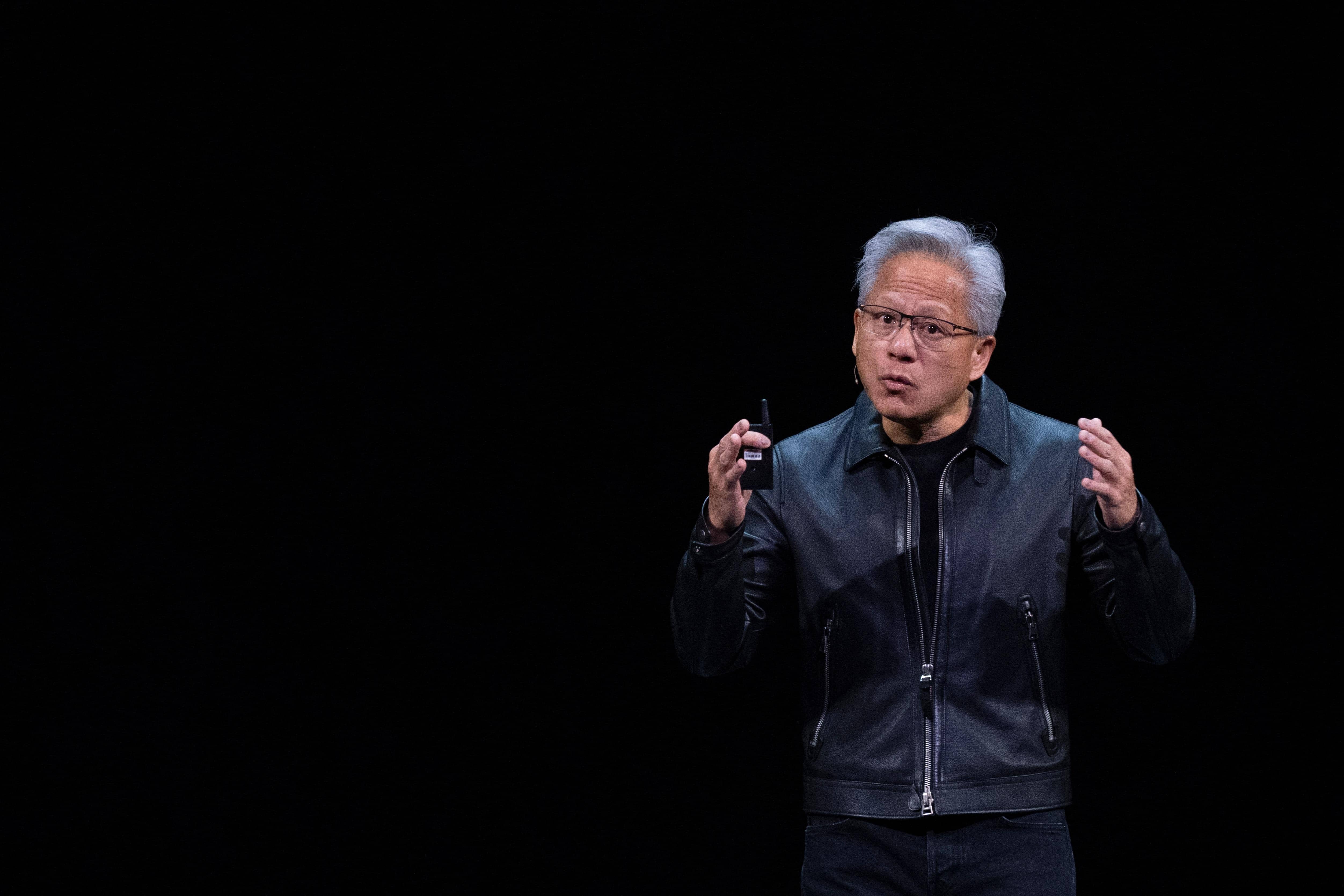Nvidia's Jensen Huang Claps Back at AI Fears During Stock Slide