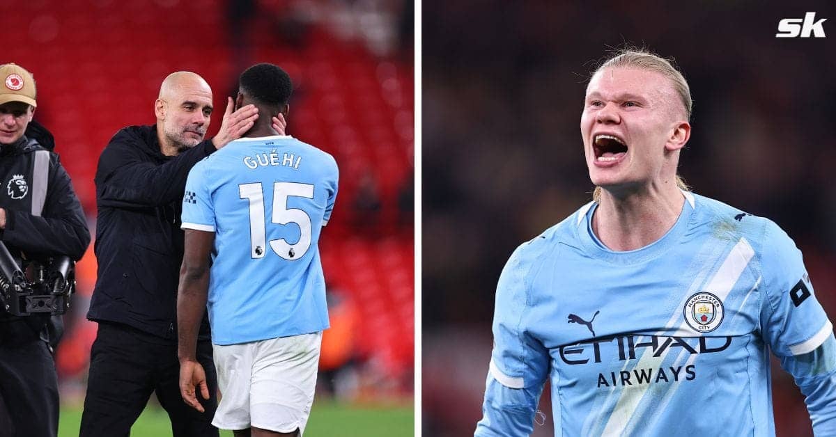“Go film him!” - Erling Haaland involved in hilarious moment with Marc Guehi after Liverpool fans boo defender during loss to Man City