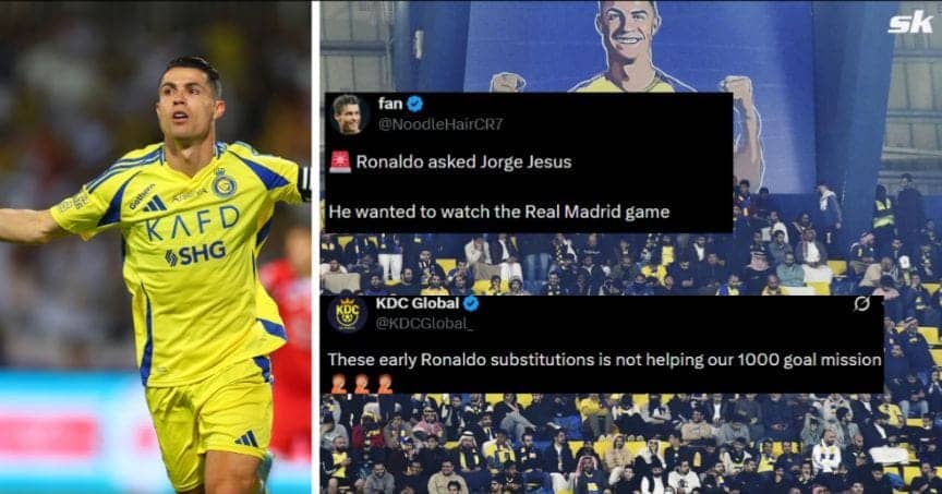 Ronaldo Bounces Early to Catch Real Madrid Game, Fans React