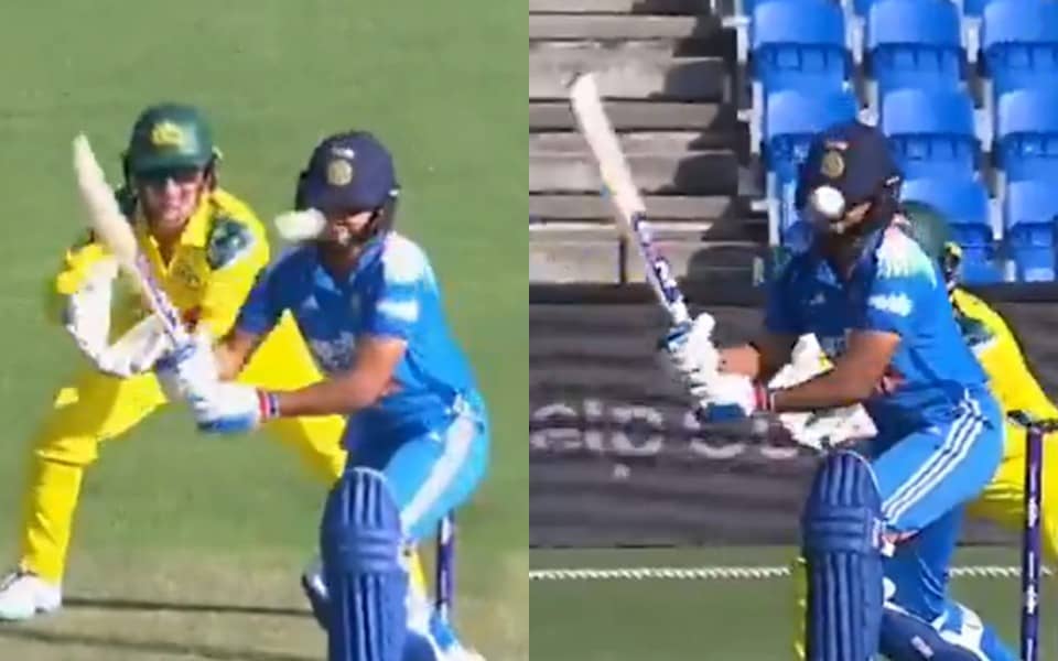 Harmanpreet's Scoop Hits Helmet, Fans Left in Awe!