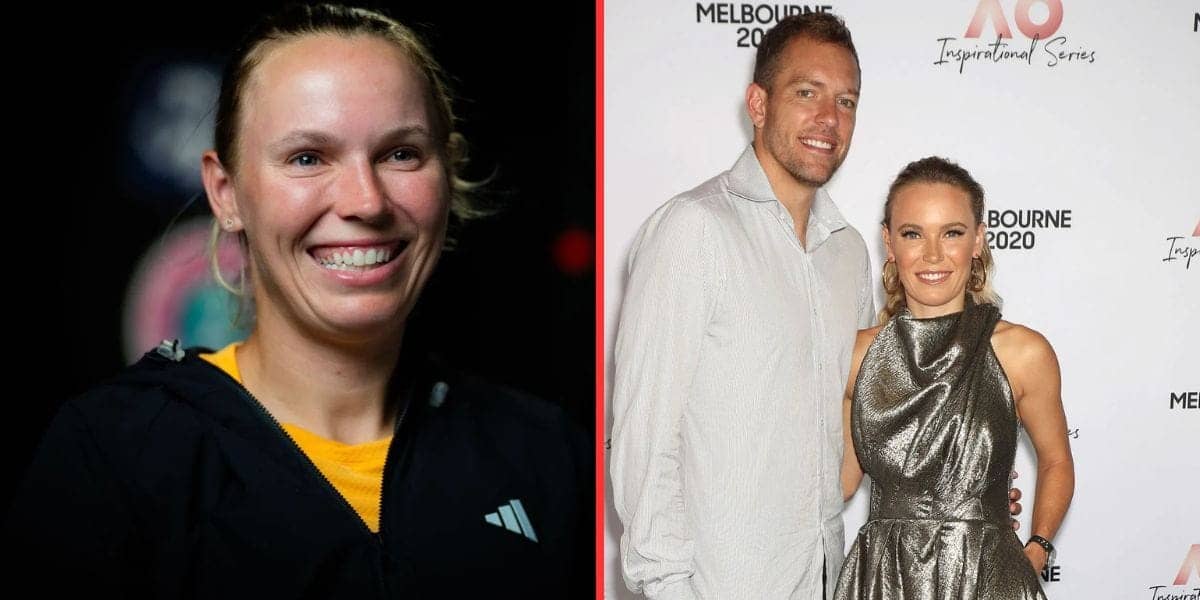 Caroline Wozniacki Dazzles in Red Bikini, David Lee Raves