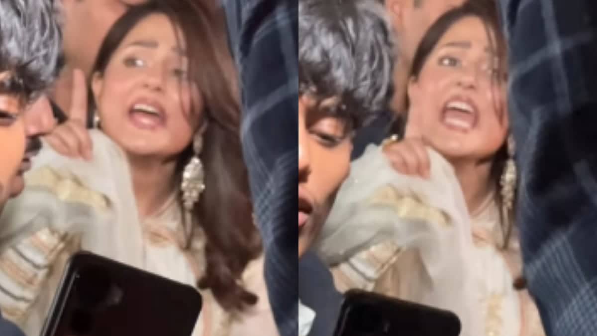 'Everybody Quiet': Hina Khan SNAPS At Paps For Creating Chaos After Being Mobbed By Fans Post-Ramadan Event In Mumbai- VIDEO