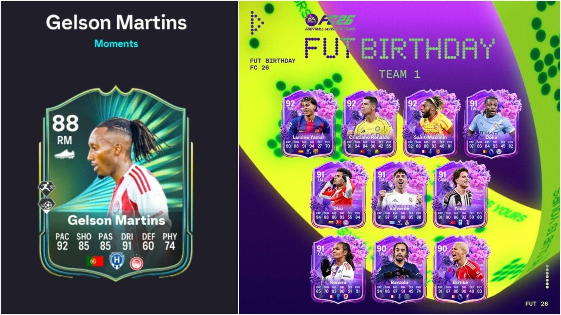 EA FC 26 Gelson Martins Moments SBC: Boosted and Ready to Roll