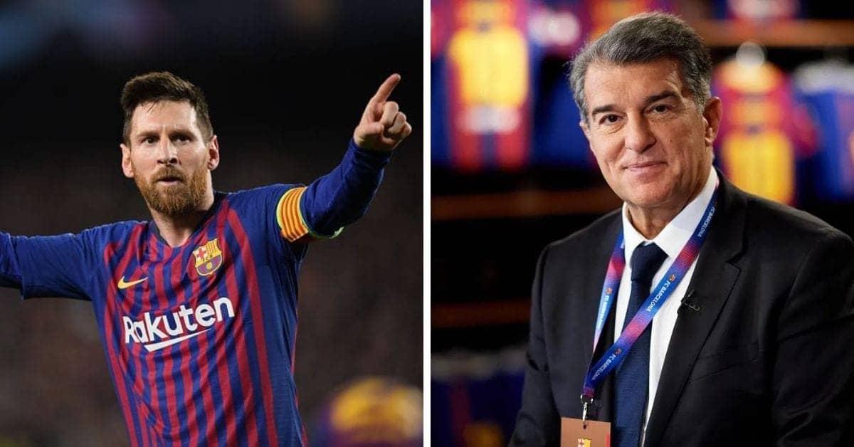 Laporta Calls Out Font for Playin’ with Messi's Name, G