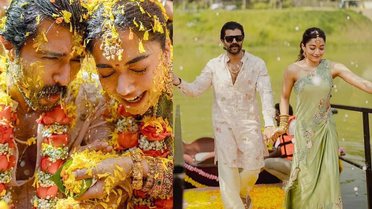 Rashmika Aur Vijay Ki Haldi: Holi Se Bhi Rangin Jashn