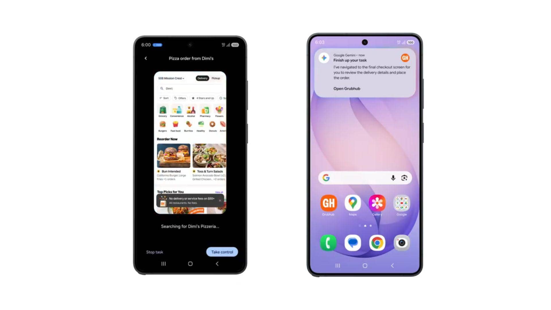 Google ka Gemini ab S26 pe, khana order karne ka naya tareeka!