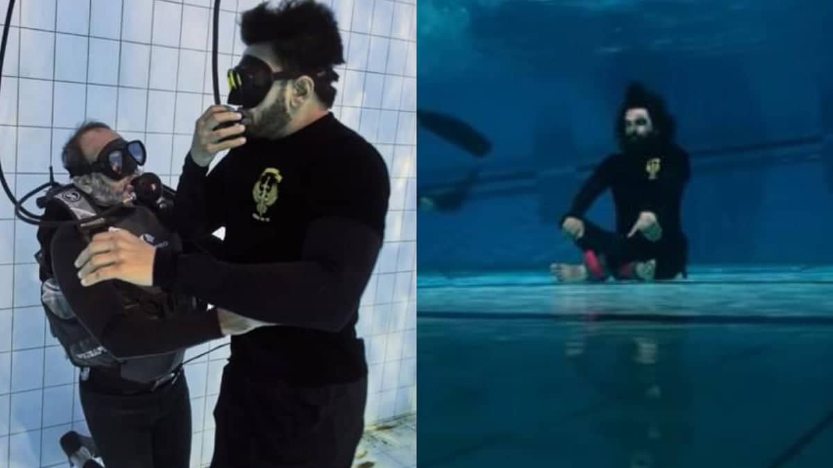 'This Is Insane': Ranveer Singh's Underwater BTS Video From Dhurandhar 2 Goes Viral; Netizens Praise His Dedication