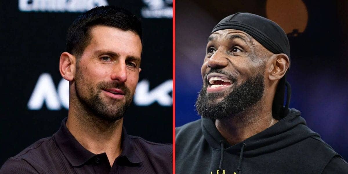 Novak Djokovic's Enchanted Response to LeBron's Record Break