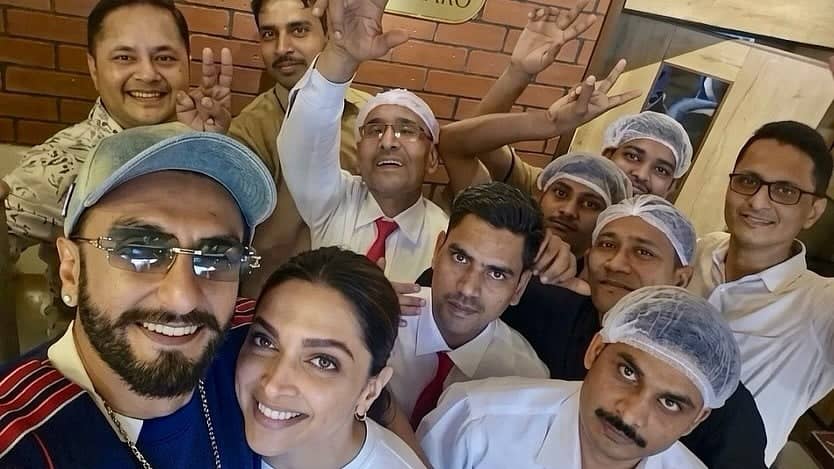 Ranveer Singh, Deepika Padukone Pose With Mumbai Restaurant Staff After Lunch Date Amid Dhurandhar 2 Success; Inside Photos Go Viral