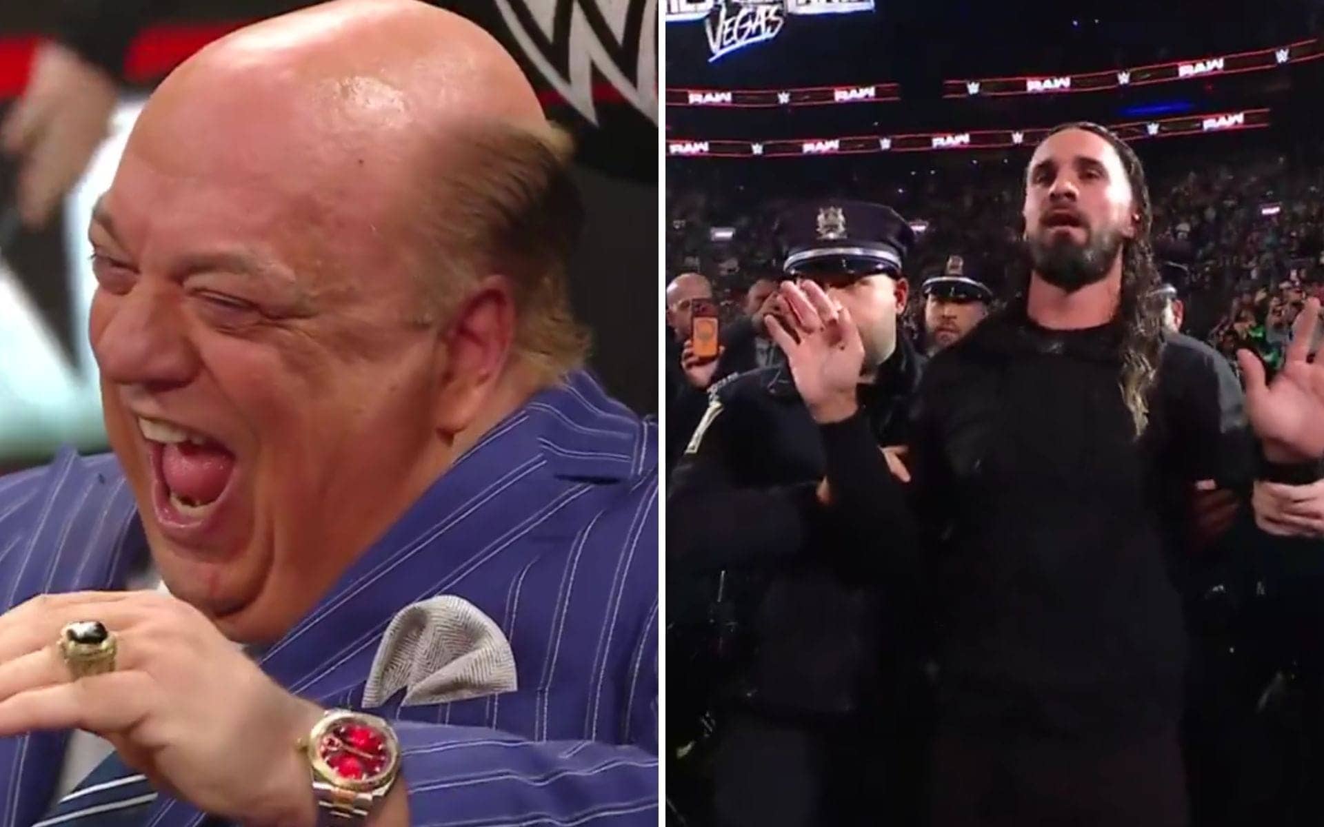 Seth Rollins Gets Smacked Down by Heyman's Insults and Arrest