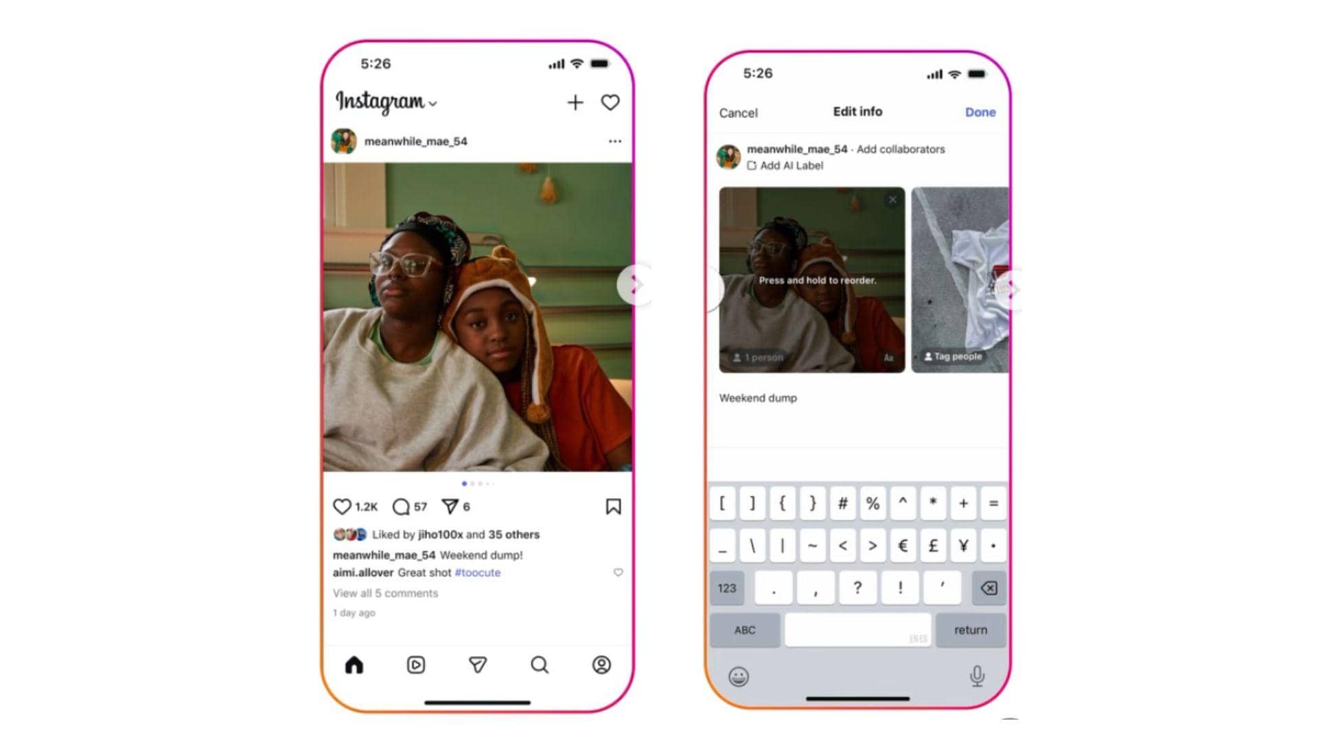 Instagram's Game-Changer: Reorder Carousel Posts Like a Champ