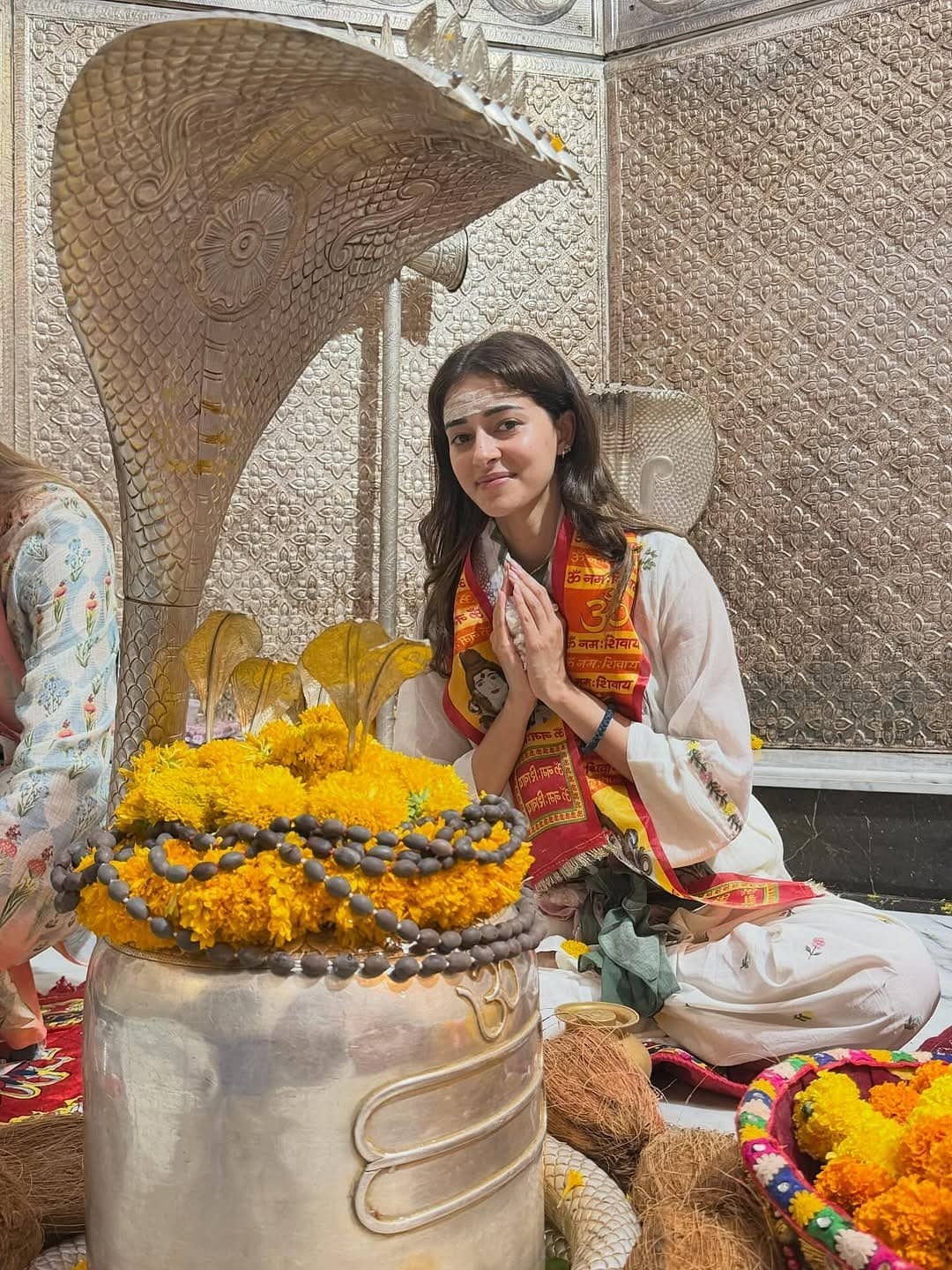 Ananya Panday's Temple Adventure: Glam and Devotion Collide