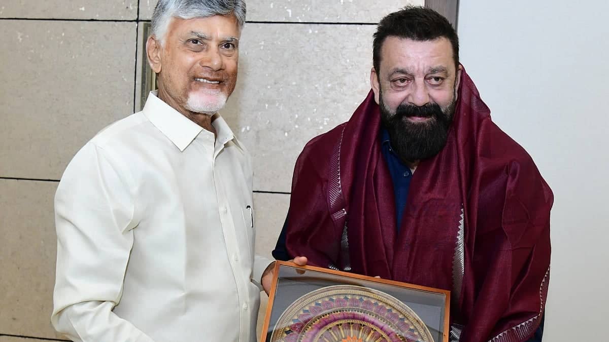 Sanjay Dutt Electrifies AP CM Meeting, Fans Go Wild!