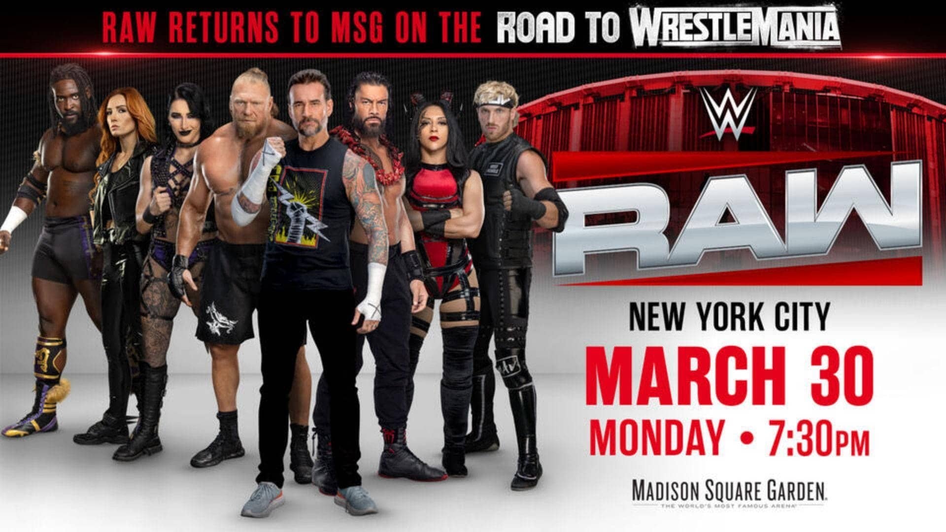 Epic Title Showdown at MSG for Monday Night RAW!