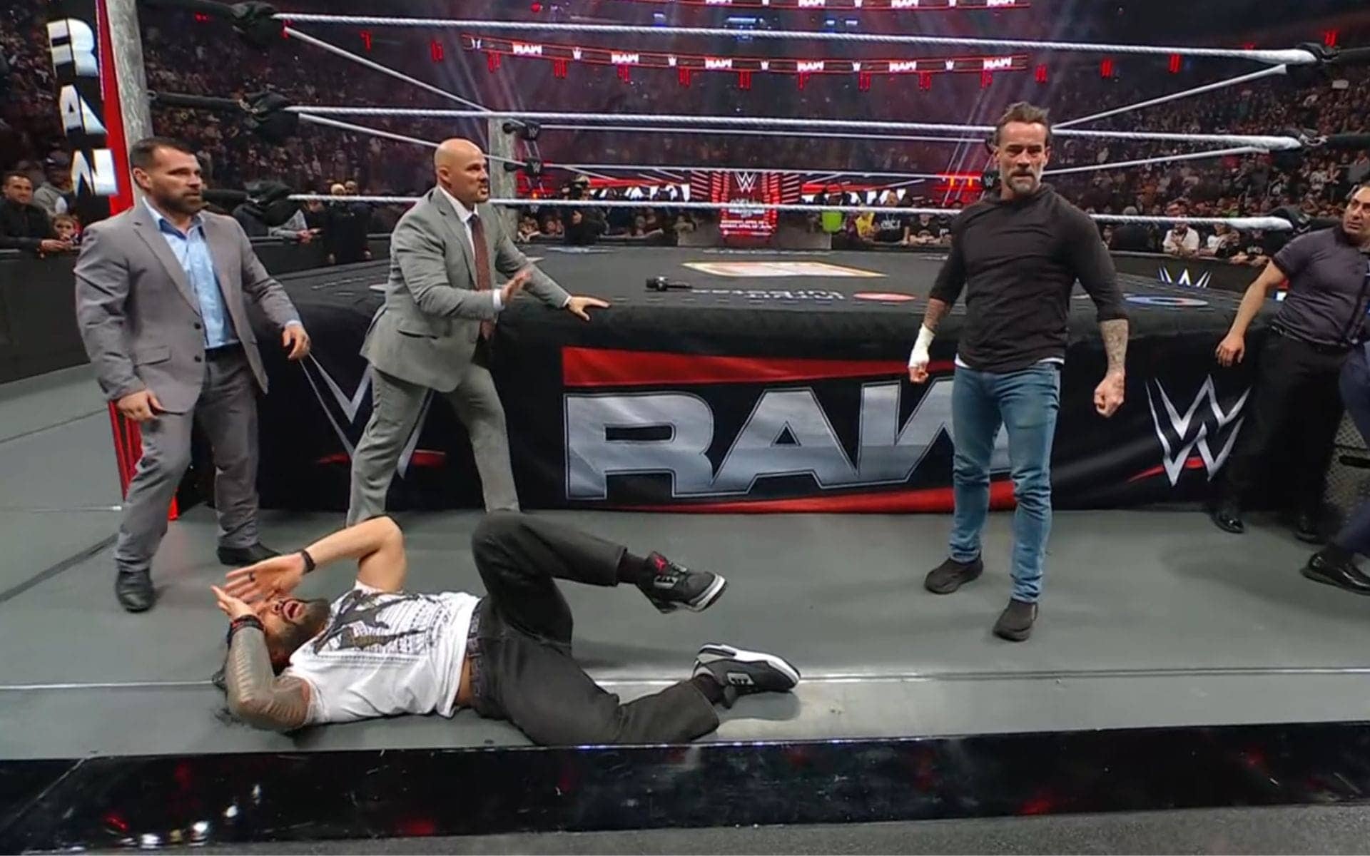 CM Punk censored on WWE RAW as he does the unthinkable to Roman Reigns before WrestleMania 42