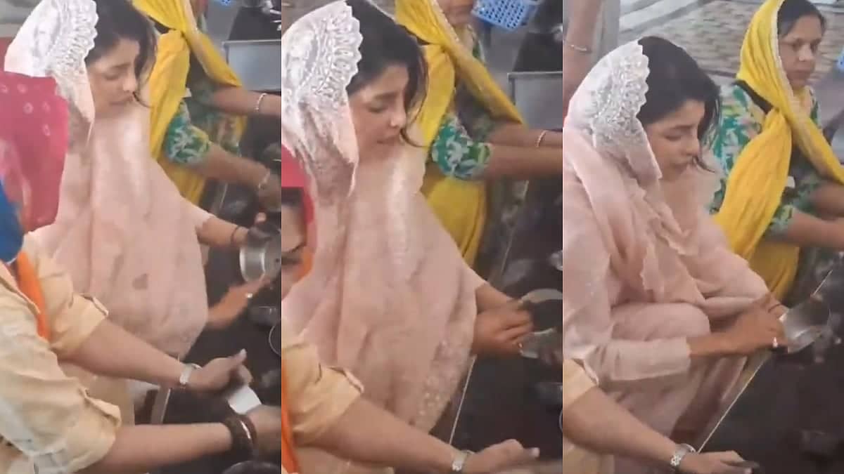 Priyanka Chopra's Epic Seva At Golden Temple: Total Desi Vibes