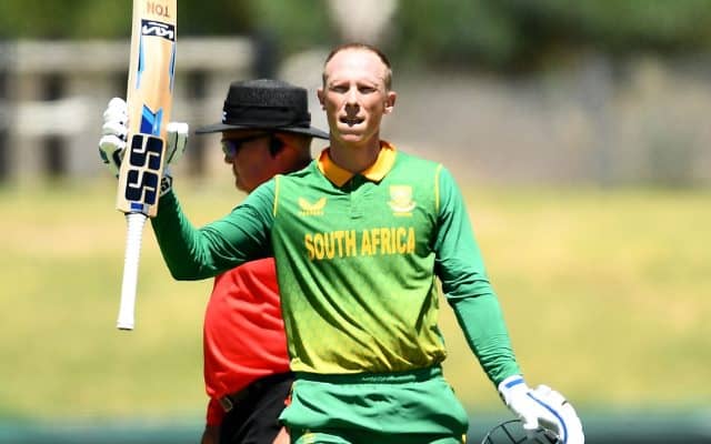 Rassie van der Dussen bids adieu to international cricket