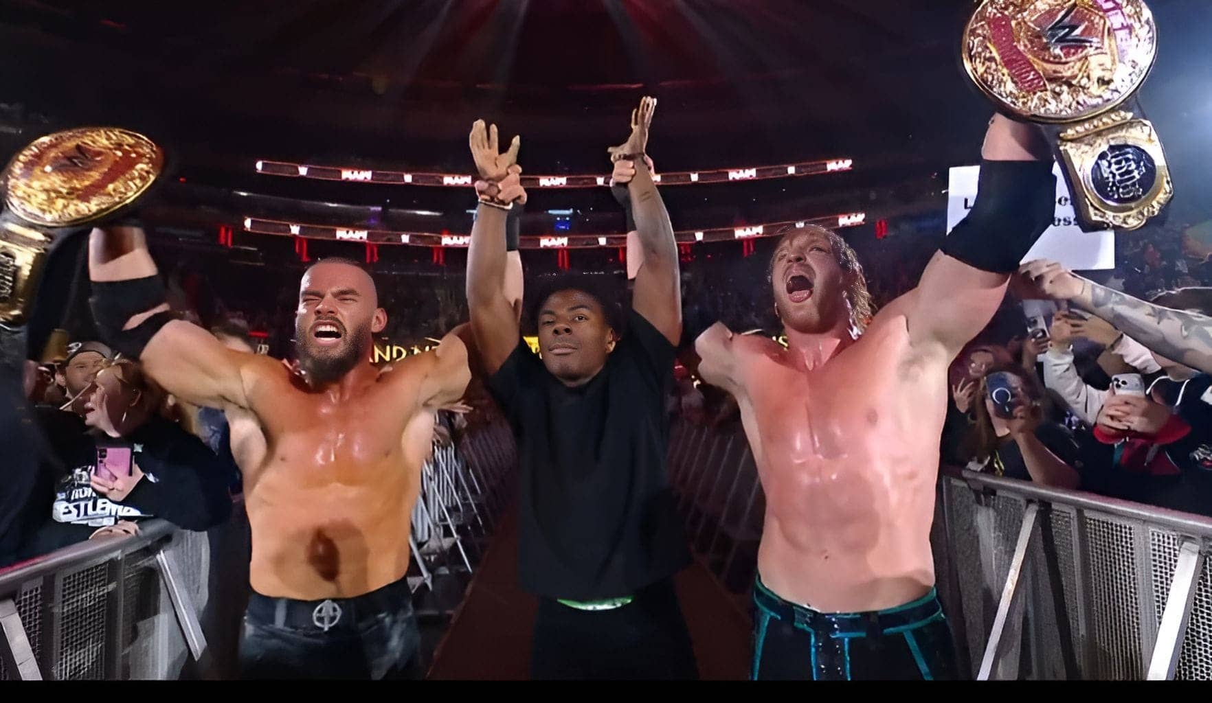 Austin Theory and Logan Paul: Champions of The Vision, Huge Win!