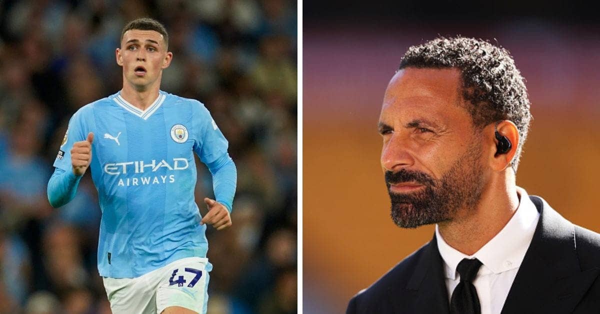 Rio Ferdinand Rips Pundit for Disrespecting Phil Foden's Game