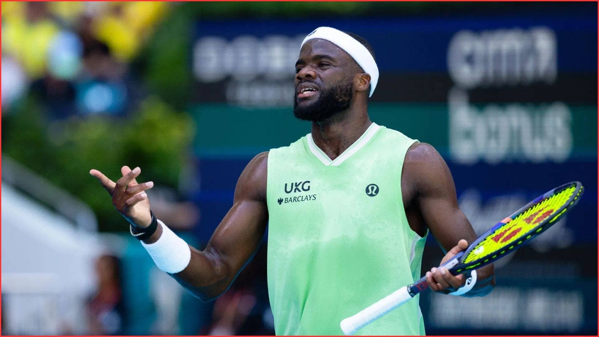 Tiafoe Advances in Houston After Towel Mix Up