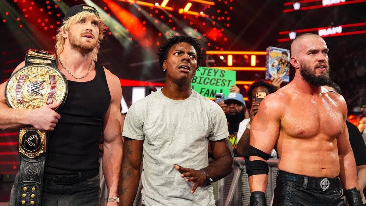 Logan Paul’s Epic Two-Word Reaction to WrestleMania Showdown