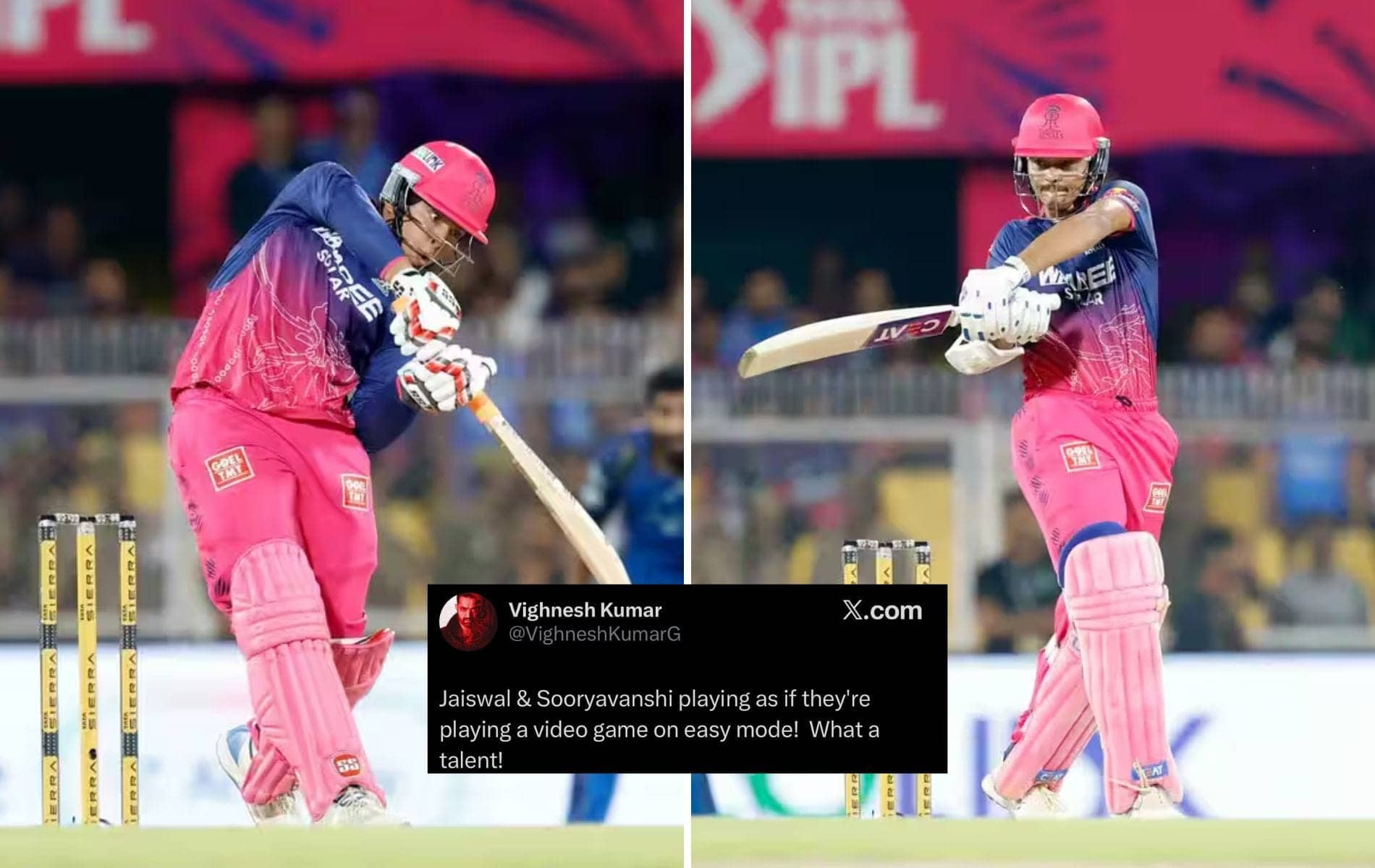 Yashasvi and Vaibhav's Unbelievable 80-run Stunner in IPL