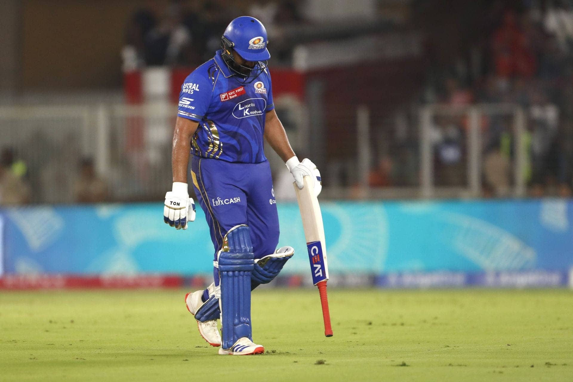 Rohit Sharma goes down swinging as MI faces RR in IPL 2026!