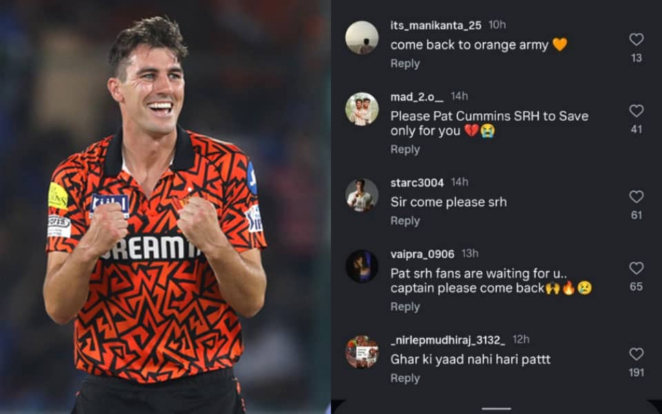 IPL 2026: Fans Demand Pat Cummins' Epic Comeback Now