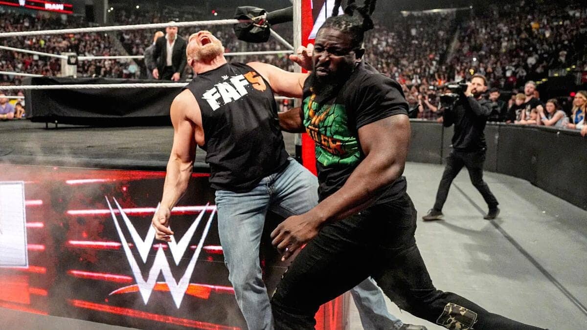Brock Lesnar and Oba Femi: WrestleMania Drama Unfolds!