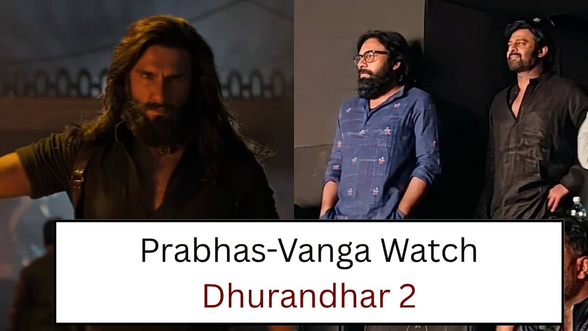Prabhas And Vanga Spotted In Hyderabad Watching Dhurandhar 2