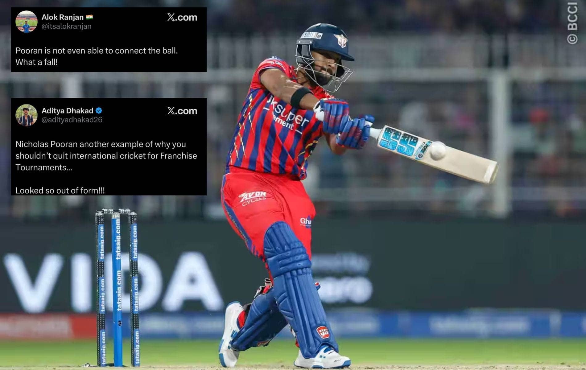 Pooran ki batting ka kya haal! Fans ka reaction dekho!